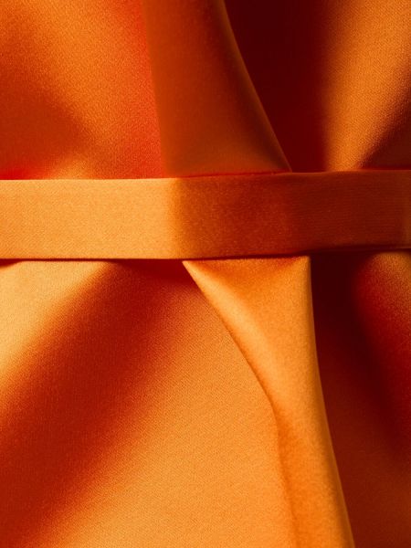 Satenska mini haljina Patou narančasta