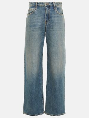 Jeans taille haute The Row bleu