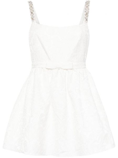 Mini haljina s cvjetnim printom Sachin & Babi bijela