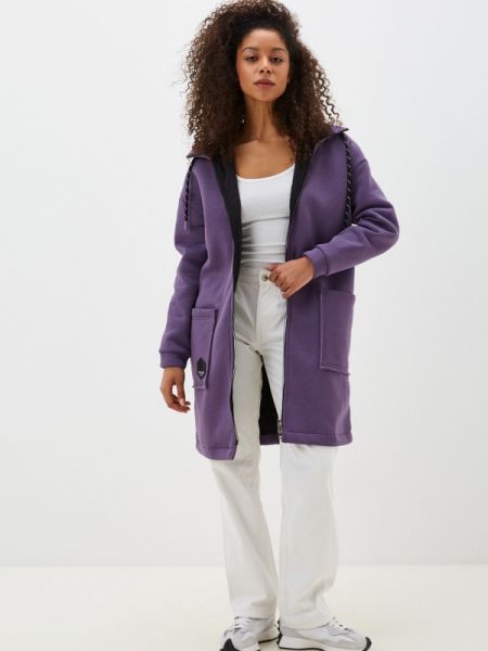 Пальто D.s фиолетовое