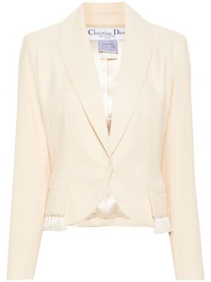 Villased jakk Christian Dior valge