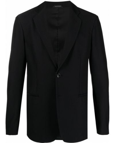 Blazer con botones Giorgio Armani negro