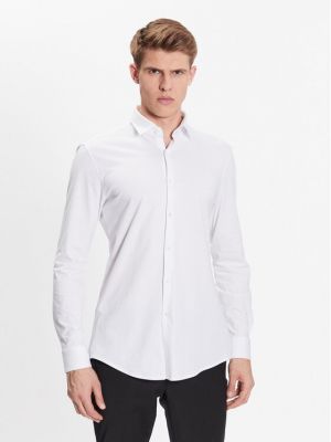 Риза slim Hugo бяло