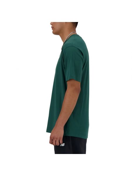 Camiseta de algodón New Balance verde