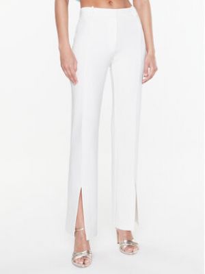 Pinko Pantaloni din material Paloma 100351 A04I  Flare Fit - alb