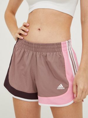 Slim fit sport rövidnadrág Adidas Performance lila