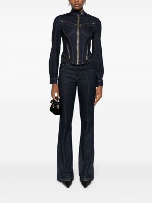 Džínová bunda Versace Jeans Couture modrá