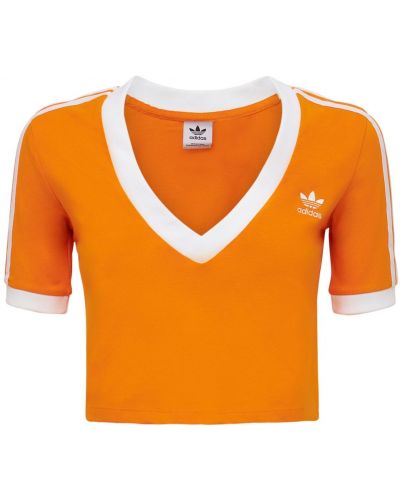 Košeľa Adidas Originals oranžová