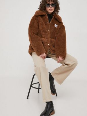 Утепленная куртка Calvin Klein Jeans коричневая