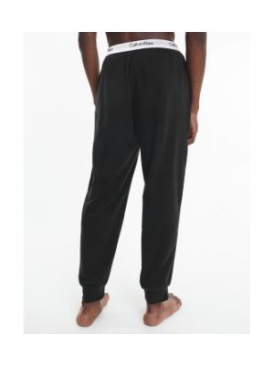 Pantalon de joggings en coton Calvin Klein Underwear noir