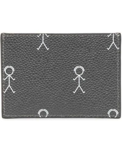 Portefeuille Thom Browne gris