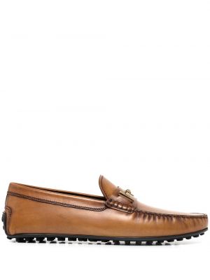 Loafers Tod's brązowe