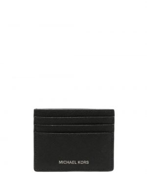 Δερμάτινος πορτοφόλι με σχέδιο Michael Kors μαύρο