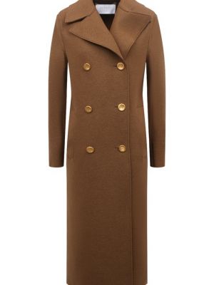 Шерстяное пальто Harris Wharf London коричневое