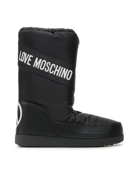 Kozačky Love Moschino černé