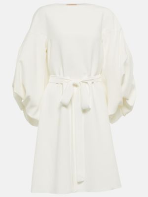 Mini šaty z polyesteru Roksanda - bílá