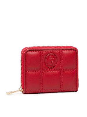 Peňaženka na zips Trussardi červená