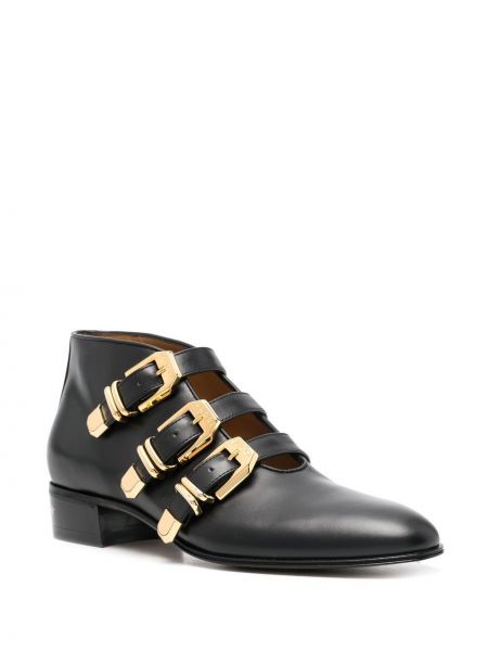 Ankle boots mit schnalle Gucci