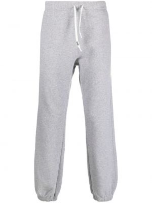 Pantalon de joggings brodé en coton Autry gris