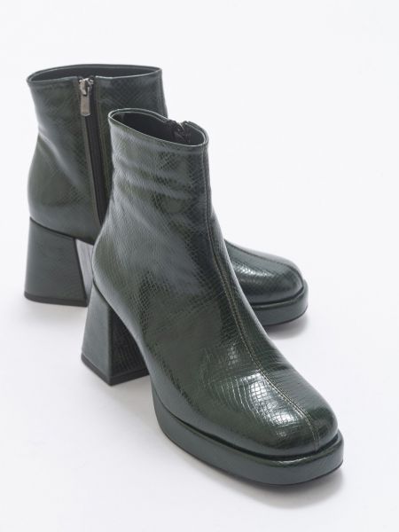 Členkové topánky s potlačou Luvishoes zelená