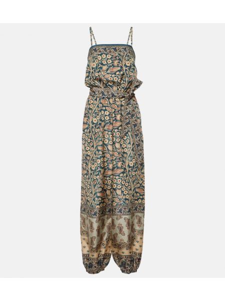 Seiden overall mit print Loro Piana