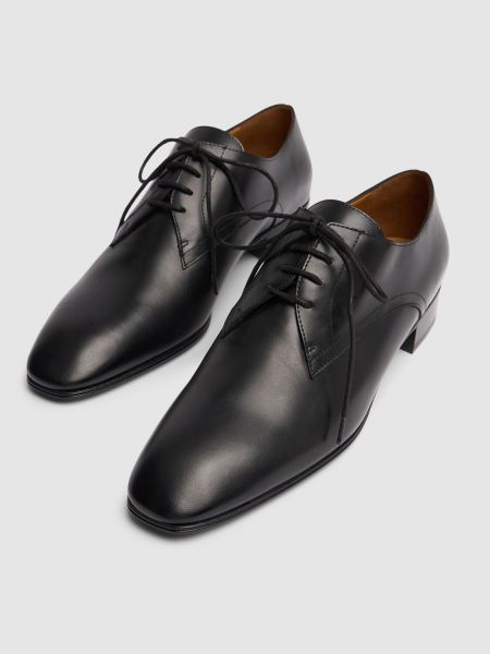 Chaussures oxford à lacets The Row noir