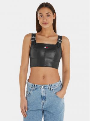 Top Tommy Jeans crna