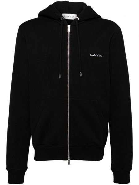 Baskılı hoodie Lanvin siyah