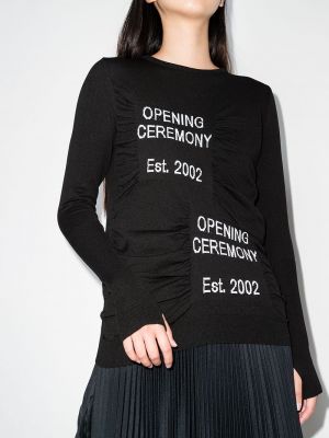 Pullover mit rundem ausschnitt Opening Ceremony schwarz