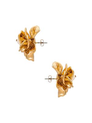 Boucles d'oreilles avec perles à fleurs à boucle Ettika doré
