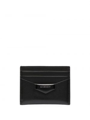 Černá kožená peněženka Givenchy