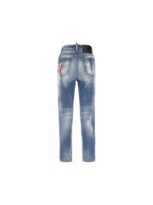 Proste jeansy Dsquared2 niebieskie