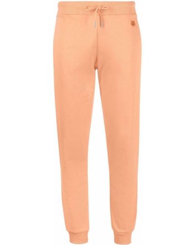 Pantalones de chándal con bordado con rayas de tigre Kenzo naranja