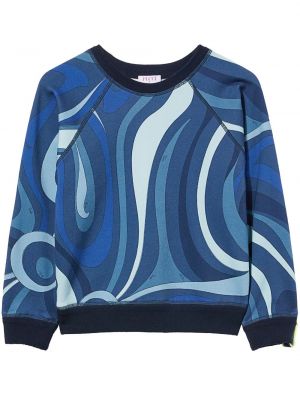 Sweatshirt aus baumwoll mit print Pucci