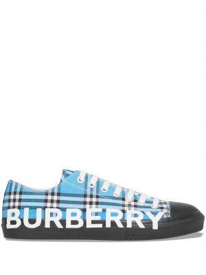 Zapatillas con estampado Burberry azul