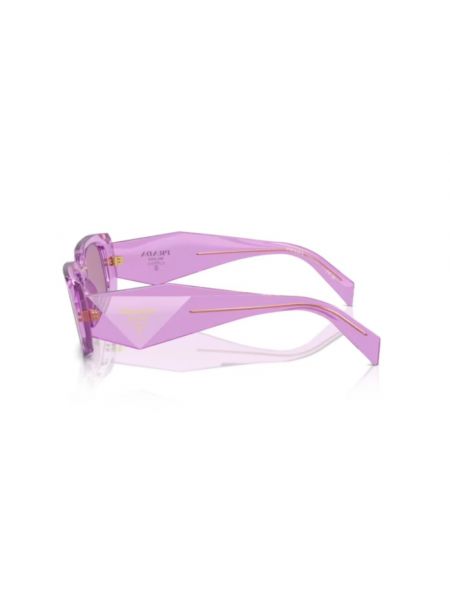 Gafas de sol transparentes Prada violeta