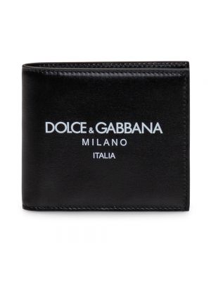 Portfel skórzany skórzany Dolce And Gabbana czarny