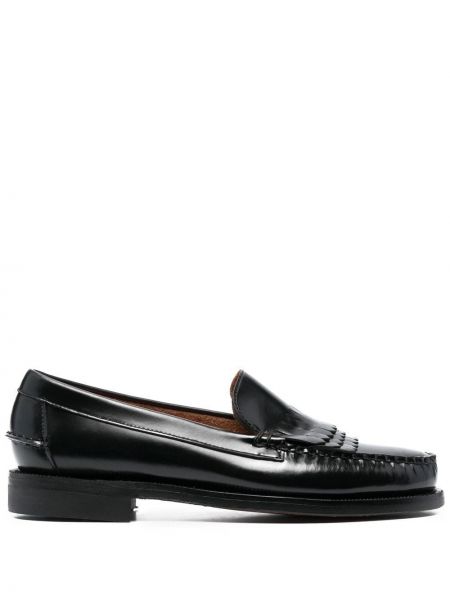 Pantofi loafer chunky Sebago negru