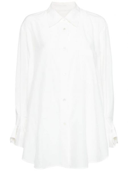 Памучна риза Jnby бяло