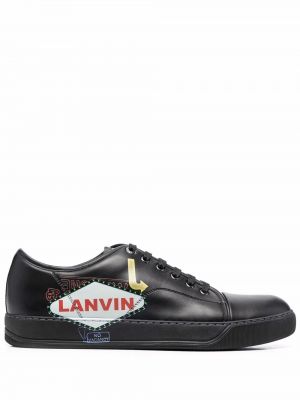 Trykt sneakers Lanvin svart