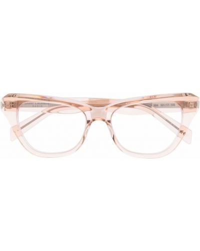 Lunettes de vue transparentes Saint Laurent Eyewear rose