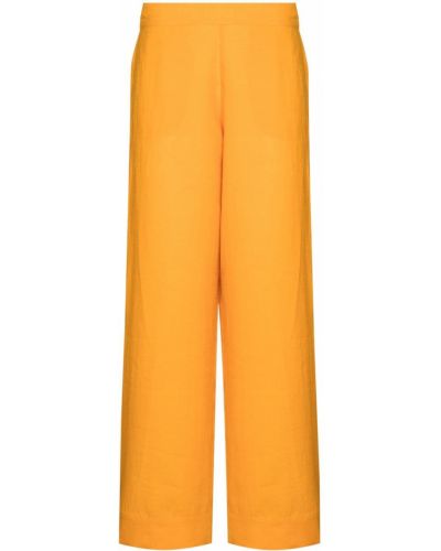 Pantalones rectos Asceno naranja