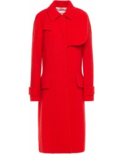 Płaszcz wełniany Victoria Beckham, czerwony