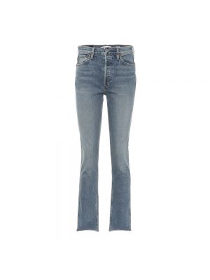 Jeansy jeansowe Re/done - niebieski