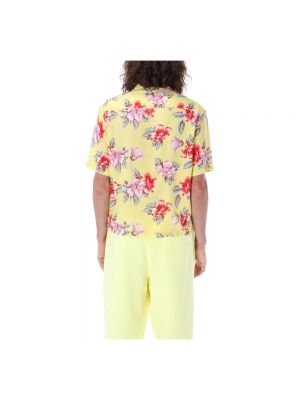 Camisa de flores Palm Angels amarillo