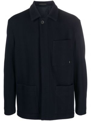 Gyapjú dzseki Giorgio Armani kék