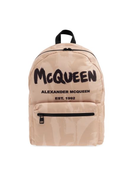 Beżowy plecak Alexander Mcqueen