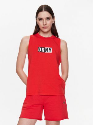 Top Dkny Sport rosso