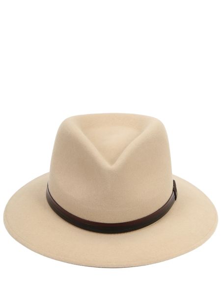 Шляпа Borsalino бежевая