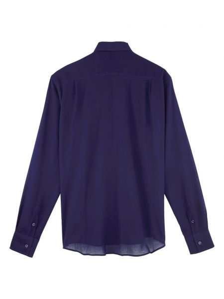Siuvinėta marškiniai Vilebrequin mėlyna